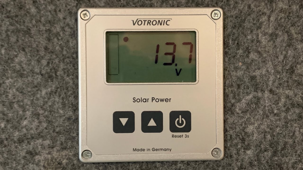 Как использовать ЖК-панель управления солнечной батареей Votronic