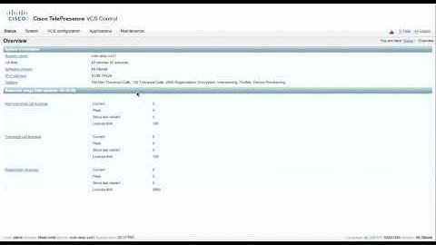 Cisco TelePresence VCS Control Configuration - Part 1: System Configuration