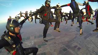 Unique Skydive - World Record - 2016 72-Way Vertical Head Up