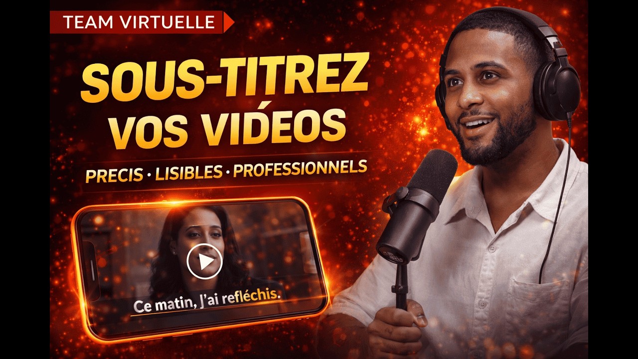 Création Vidéo  - Je vais sous-titrer votre vidéo