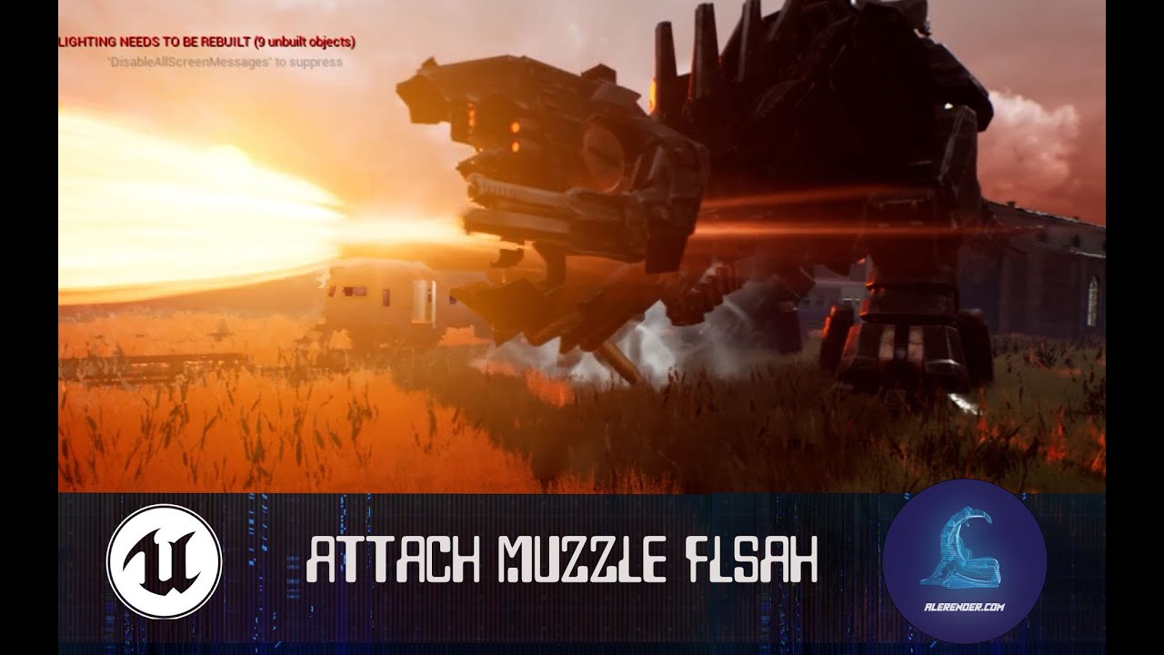 Attach Muzzle flash | Unreal | Cinematics | (tuto update) - YouTube