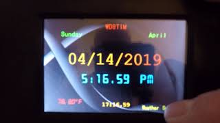 Arduino Clock with Nextion touch screen