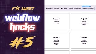 #5 - Customize CMS item filtering parameters with Isotope and Webflow CMS text fields