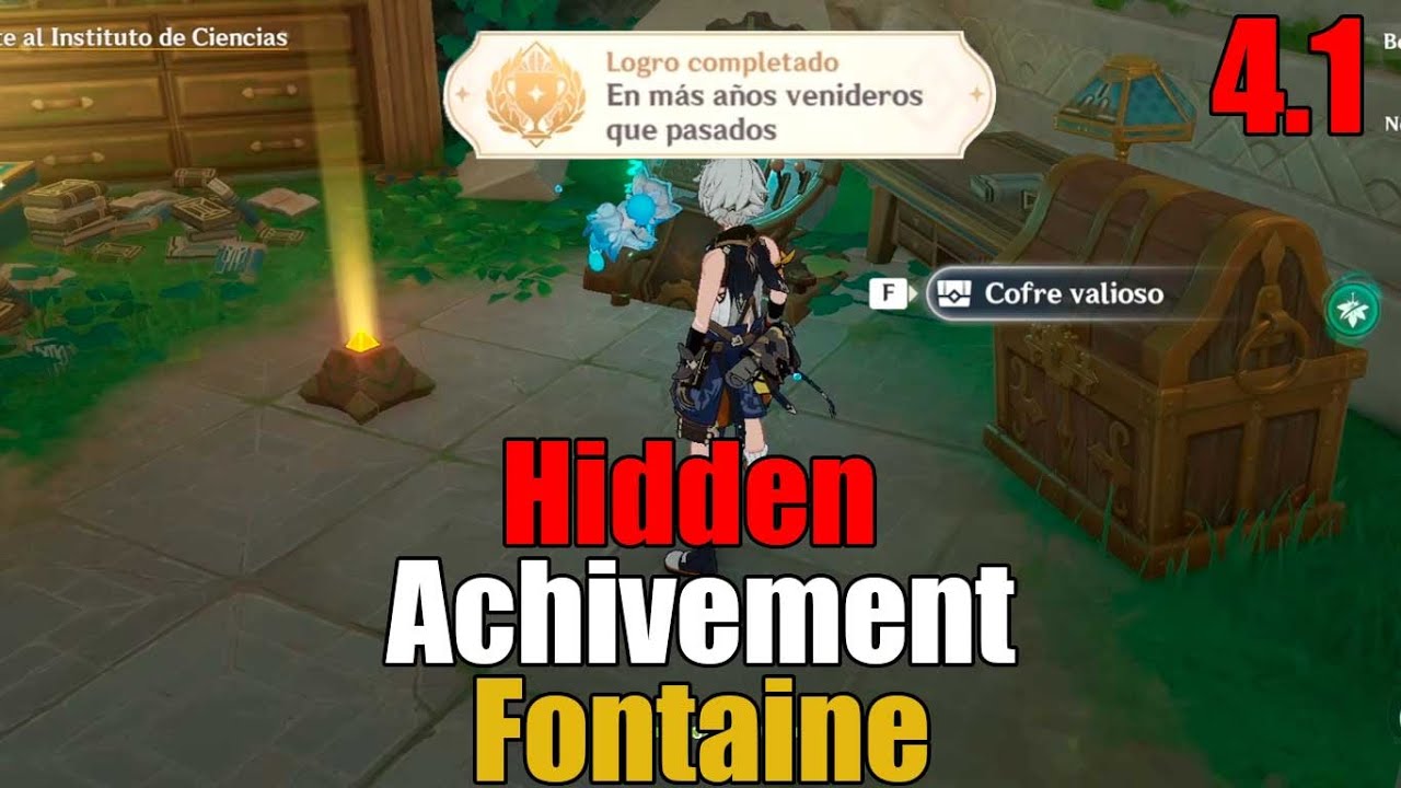6 Chipper Letter Puzzle Location (Fontaine Hidden Achievement ...
