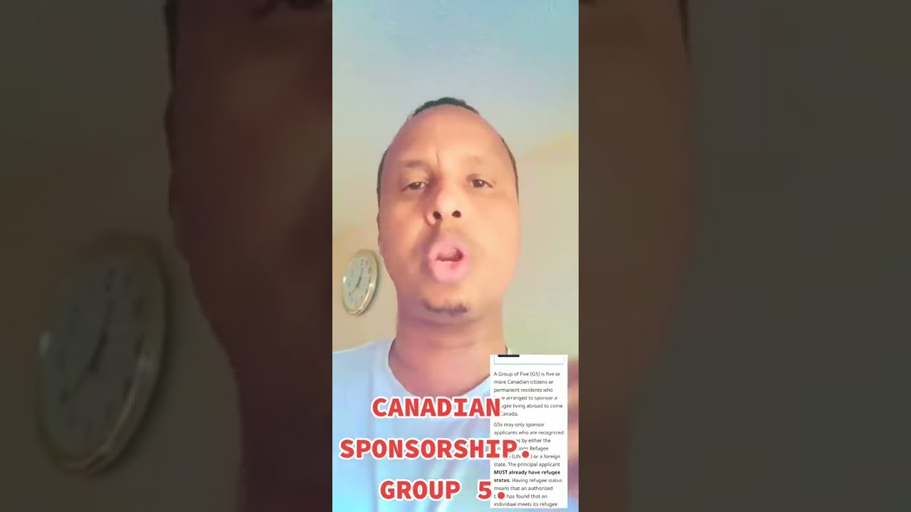 GROUP 5. CANADIAN REFUGE SPONSORSHIP.