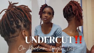 I Got an Undercut on My Locs!  | Loc Journey Update