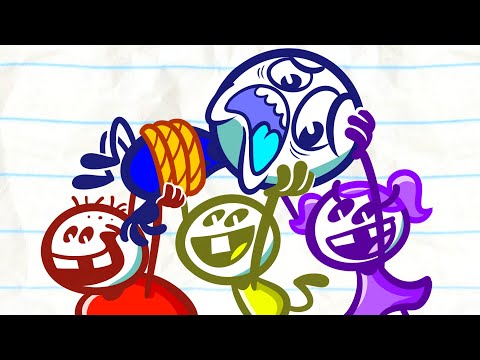 Pencilmate on a treasure hunt 🧰🗝️ | Animation | Pencilmation Cartoons!