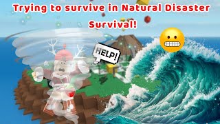 🌪Trying to survive in ⛈️ NATURAL DISASTER SURVIVAL! 🌊