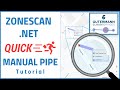 Manually Drawing Pipe - Quick ZONESCAN.net Tutorial