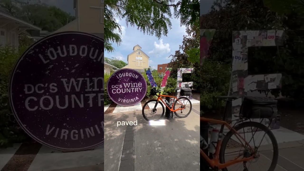 W&OD Trail from Leesburg to Purcellville Virginia