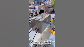 Plastic Jar Cleaning Sterilization and Seaming Machine , Automatic Can Sealing Machine (2025)