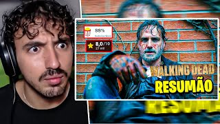 The Walking Dead, A Série do Rick: A História em 1 Vídeo! - Clark | Leozin React