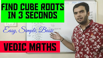 FIND CUBE ROOTS OF NUMBERS ORALLY  in 3 Seconds | VEDIC MATHEMATICS #Cuberoots #maths #vedic #trick
