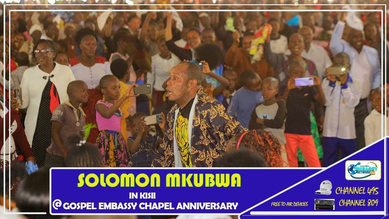 SOLOMON MKUBWA IN KISII AT GEC ANNIVERSARY