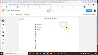 How to make the Acrostic poem