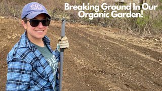 Breaking Ground In Our Organic Garden Area!  Tilling - Mulch Compost - Almost Ready For Veggies!! by Curtis 1824 Farm 326 views 2 years ago 20 minutes