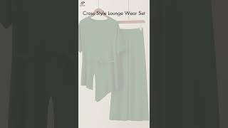 Miswah Cross Style Lounge Wear Set Sw-0096