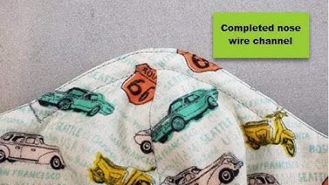 Face Mask Nose Wire Installation