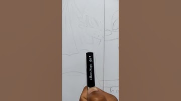 One drawing but 2 different styles 😰  ✨dibujo✨ Part 1 #shorts #art #anime