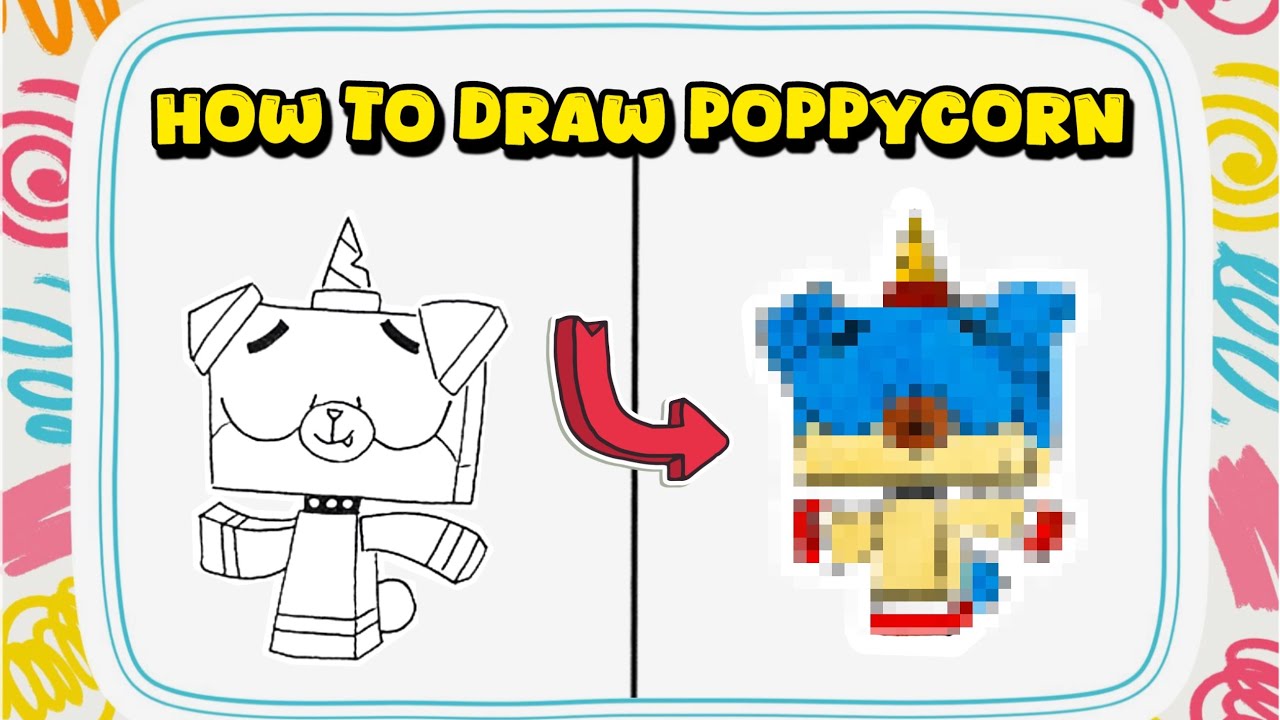 How to Draw Puppycorn from Unikitty – Colorful Cartoon Drawing Guide