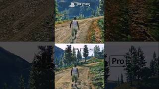 Ps5 Pro vs Ps5 Slim Game Comparison Gta5 Grafic Comparison 😯😱 #shorts #viral #ps5 #gta #gta5 #gaming