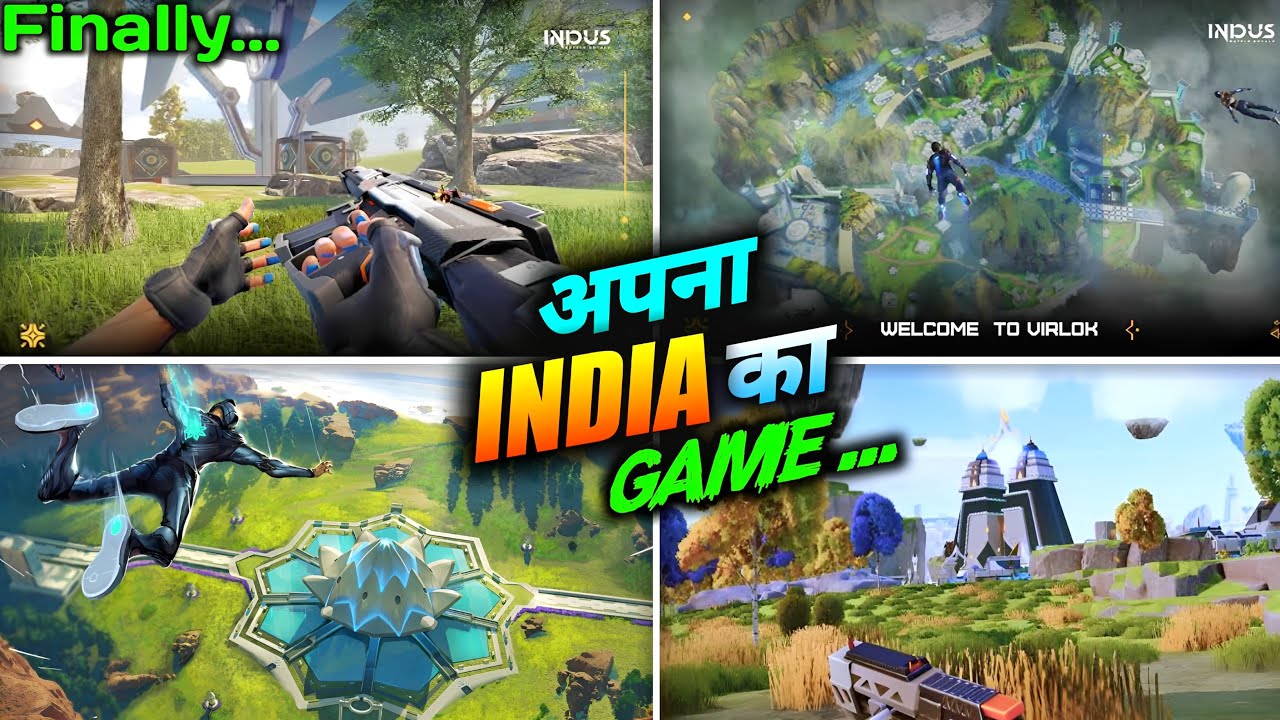 FINALLY - Best Indian Battle Royale Game Indus 😲 First Indian INDUS Gameplay