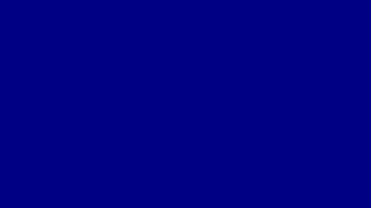 Dark Blue color — Dark blue screen — One hour 4K - HD - LED Light (