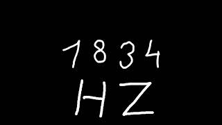 1834 hz