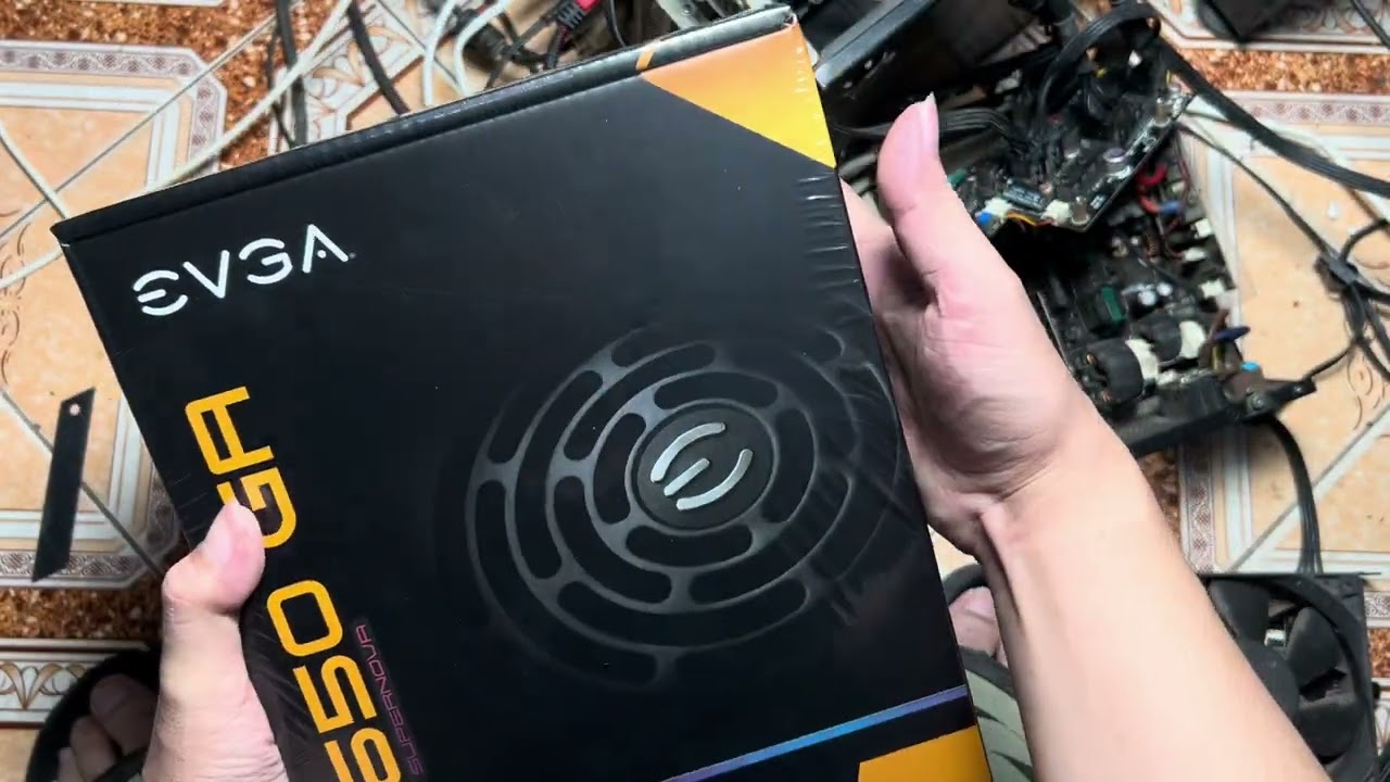 Đập hộp nguồn PC máy tính EVGA supper nova 650 GA