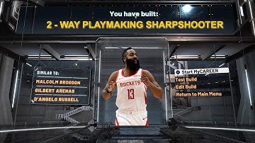 Revealing my gamebreaking 2-way playmaking sharpshooter build on NBA 2k20 😳