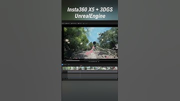 Unreal Engine 5.4 | Niagara FX & 3D Gaussian Splatting  #insta360 #unrealengine #gaussiansplatting