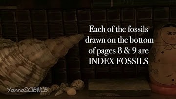 INDEX FOSSILS: ESRT pages 8&9 with page 3 (and 2)