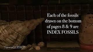 INDEX FOSSILS: ESRT pages 8&9 with page 3 (and 2)