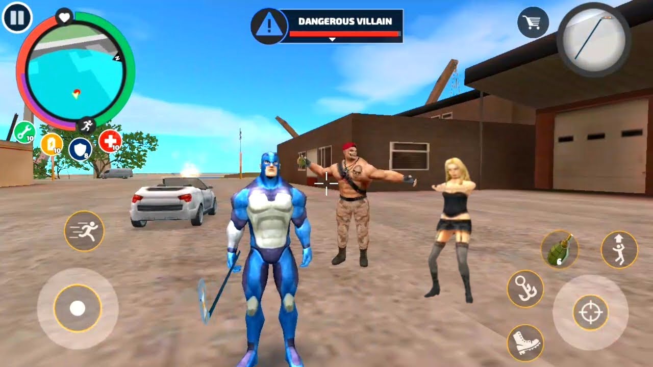 Rope Hero Vice Town | Rope Hero Vs Dangerous Villain Game | Rope Hero ...