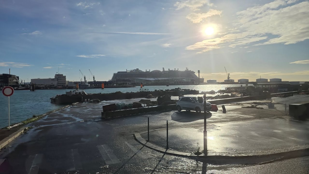 Aida Metropolen tour Vlog 5 Cherbourg, doch eine kurs änderung