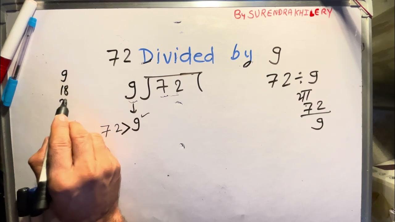 72 Divided By 9 9 Ka Bhag By Surendra Khilery Bhag Karna Kaise 72-divided-by-9-9-ka-bhag-by-surendra-khilery-bhag-karna-kaise