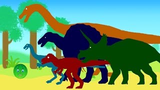 Веселые Динозаврики и Колобок - Арбузик. Мультик про динозавров на русском языке Веселые Динозаврики и Колобок - Арбузик. Мультик про динозавров на русском языке