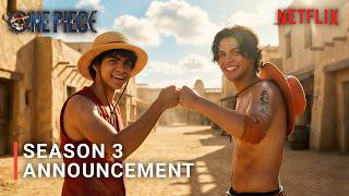 ONE PIECE SEASON 3 – Official Announcement | Iñaki Godoy, Mackenyu & Emily Rudd