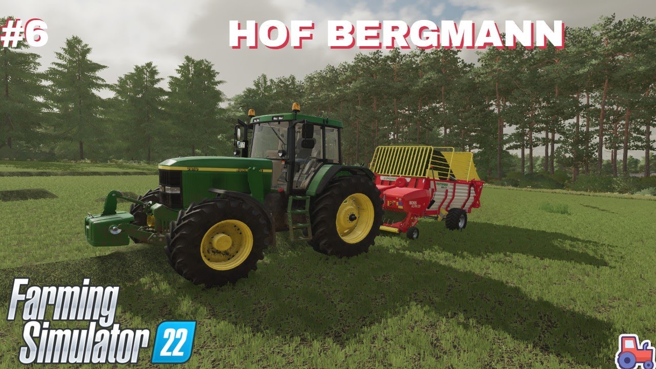 How To Dry Grass, Wrap Bales For Silage Farming in Hof Bergmann