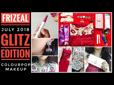 Frizeal July 2018 |With Colourpop makeup | Pre-booking gift | Discount Code | Unboxing and Review