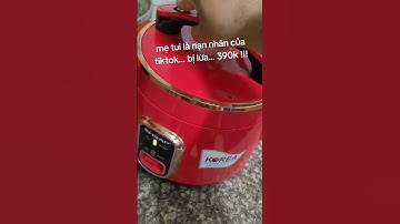 mẹ e bị lừa mua nồi cơm điện sharp nhái.... #nồicơmđiệnsharpnhái