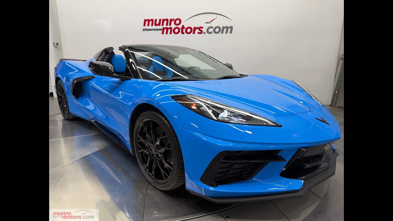 2024 Corvette 3LT Z51 Convertible MagRide in Rapid Blue on Tension