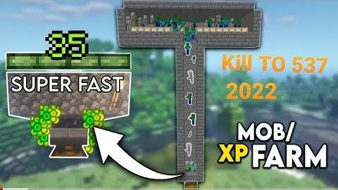 Minecraft: EASY MOB XP FARM TUTORIAL! 1.17 (Without mob spawner)design by KILL TO 537