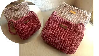 Crochet bag with a new easy and wonderful design