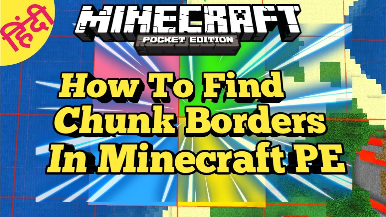 How To Find/See Chunk Borders In Minecraft Pocket Edition/Bedrock