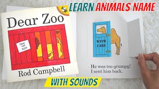 DEAR ZOO Read Aloud Book by Rod Campbell | Animals Names and Sounds | Educational Video for Kids