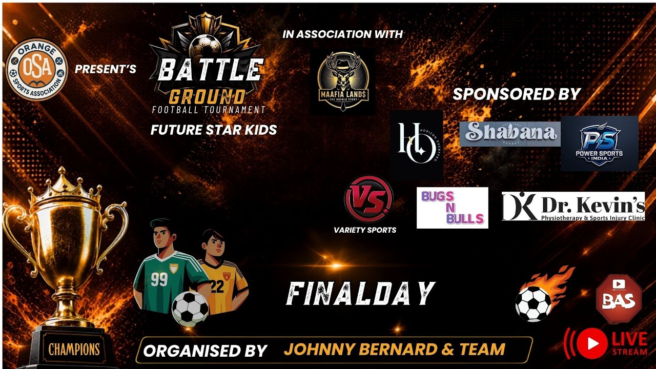 Battle Ground Football Tournament  || FINALDAY || Event Organished by Johny Bernard and team