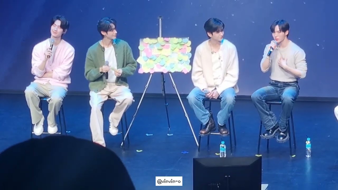 250329 비밀사이 팬미팅 밤공 - 질문 Q&A [손크기, 쓰고있는 향수, 프로포즈 등]