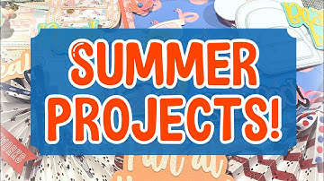 Super cute projects made with KSCraft summer dies!