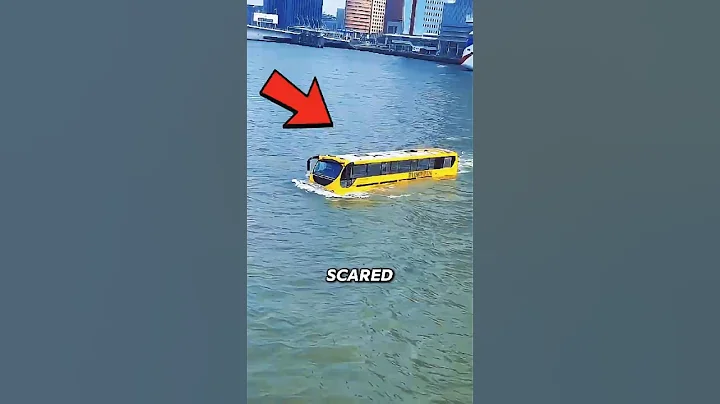 HE DROVE THE BUS INTO A RIVER 😳🚌🌊